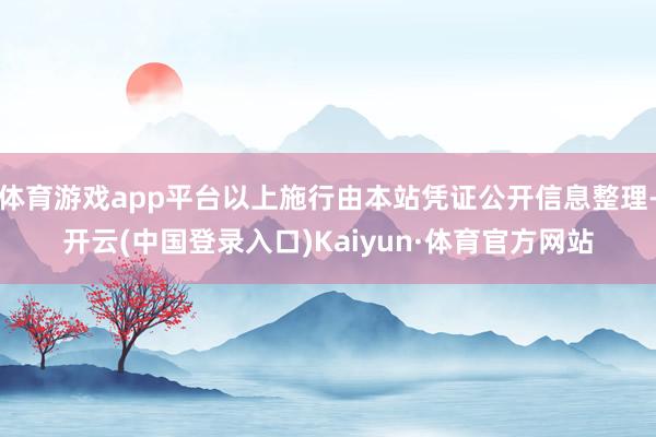 体育游戏app平台以上施行由本站凭证公开信息整理-开云(中国登录入口)Kaiyun·体育官方网站